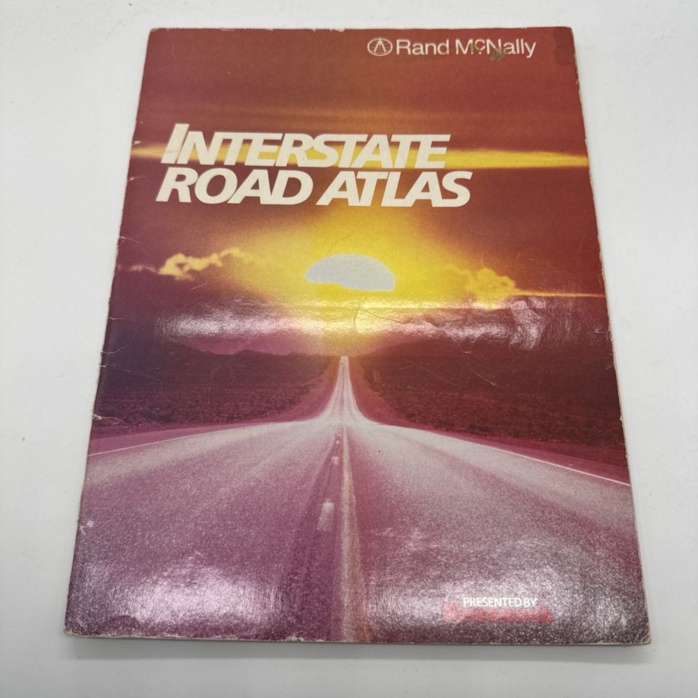 1989 Rand McNally Interstate Road Atlas